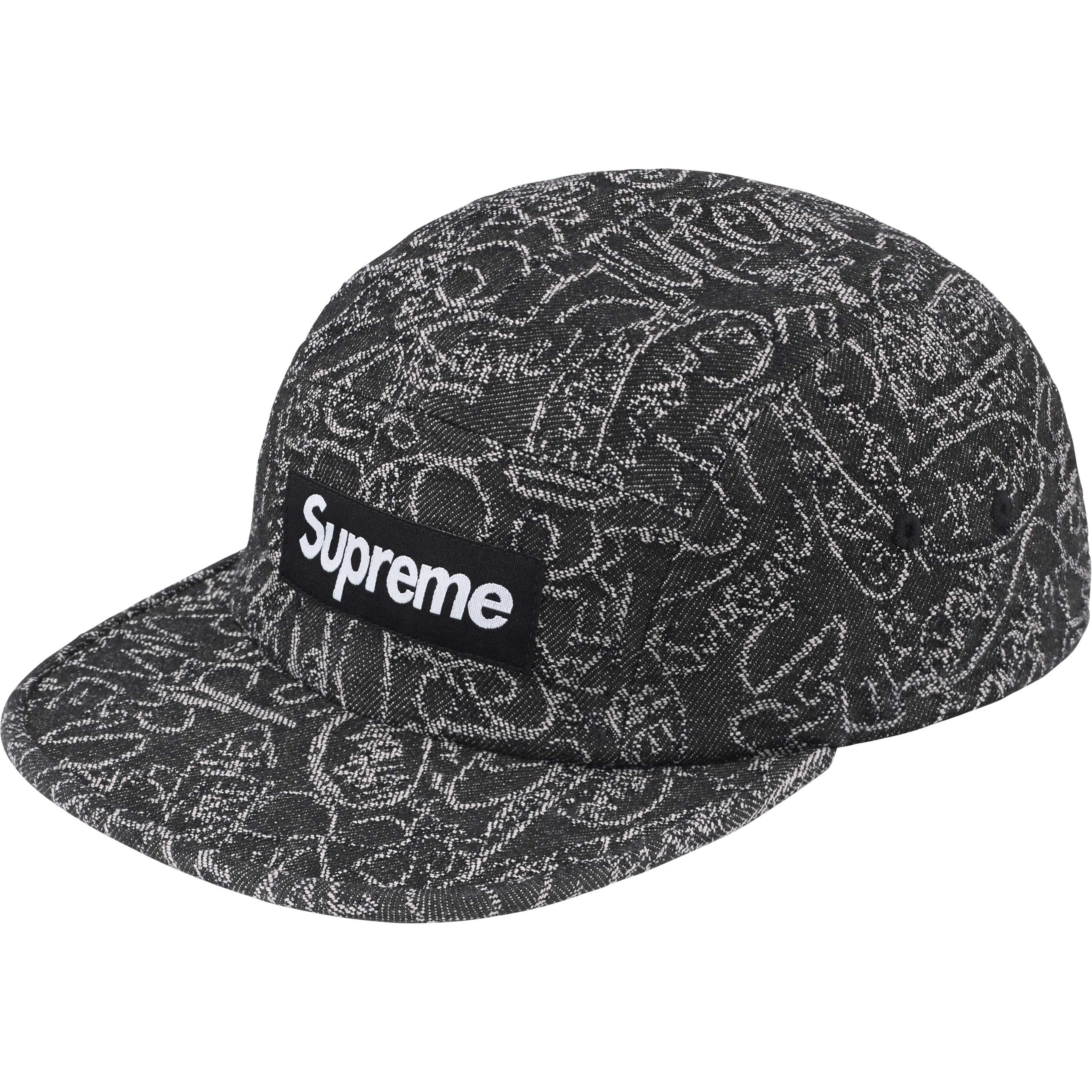 Handwriting Denim Camp Cap view 2
